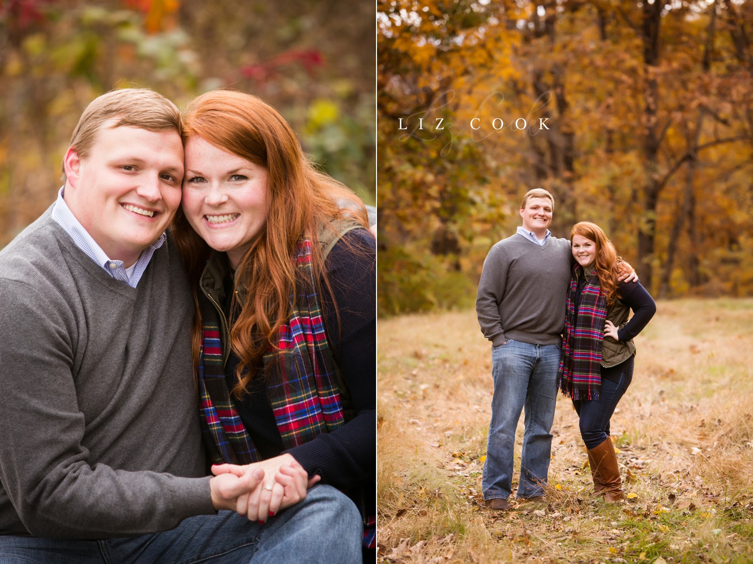 Engagement Portraits on the Blue Ridge Parkway in Central Virginia