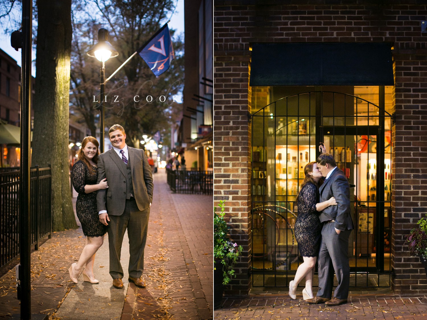 Engagement Portraits on the Downtown Mall in Charlottesville, Virginia