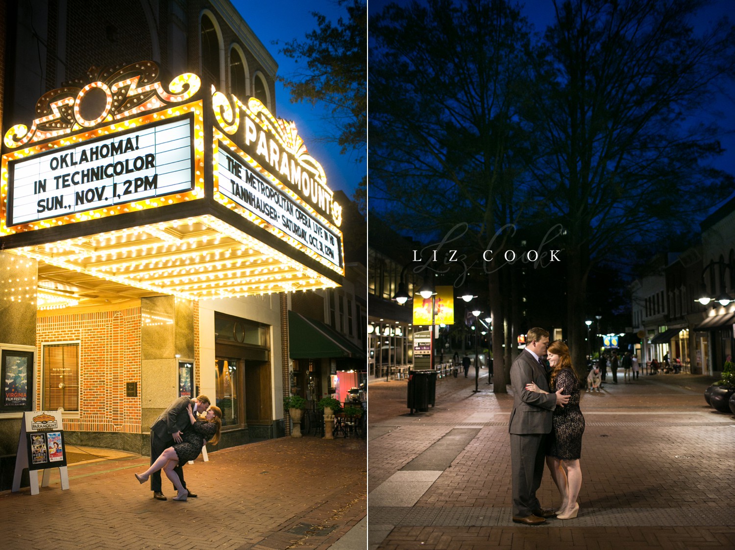 Engagement Portraits on the Downtown Mall in Charlottesville, Virginia