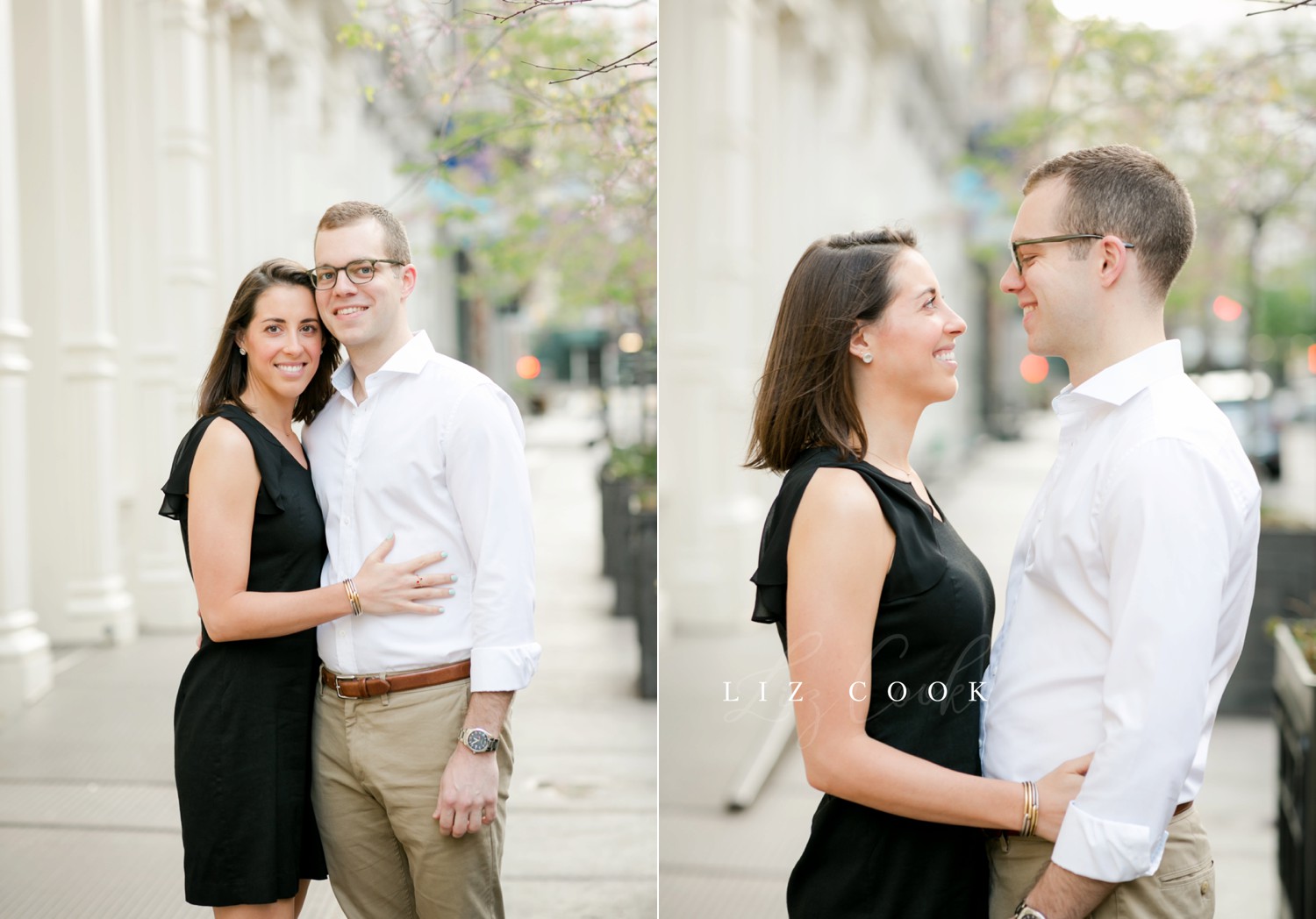 New York City Engagement Pictures at the Old Basilica of St Patrick's Cathedral