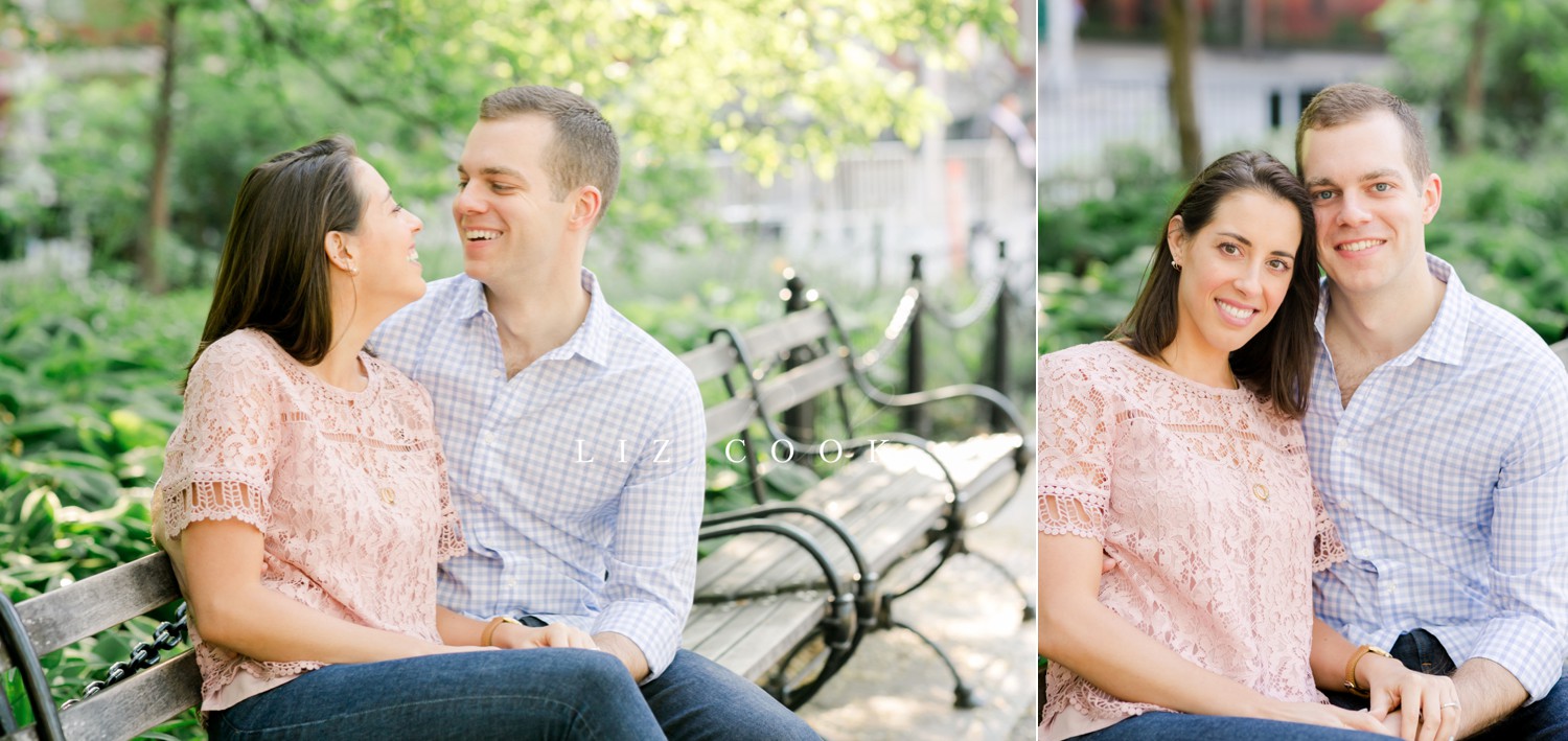 New York City Engagement Pictures at Washington Square Park