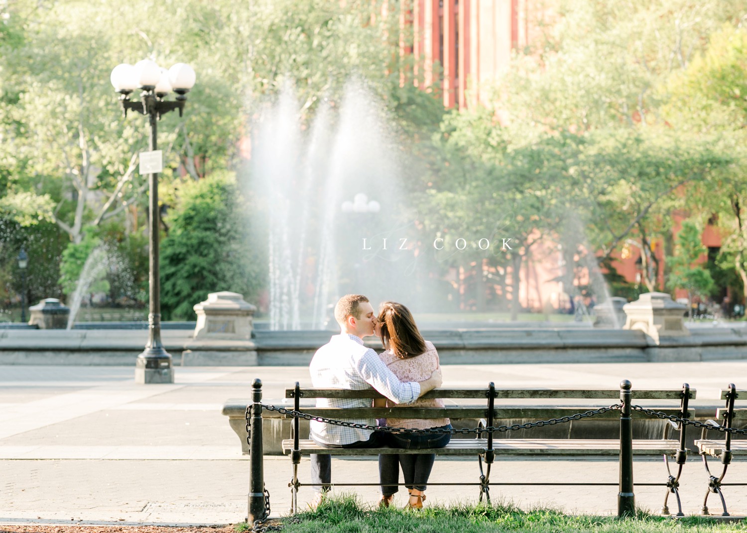 New York City Engagement Pictures at Washington Square Park