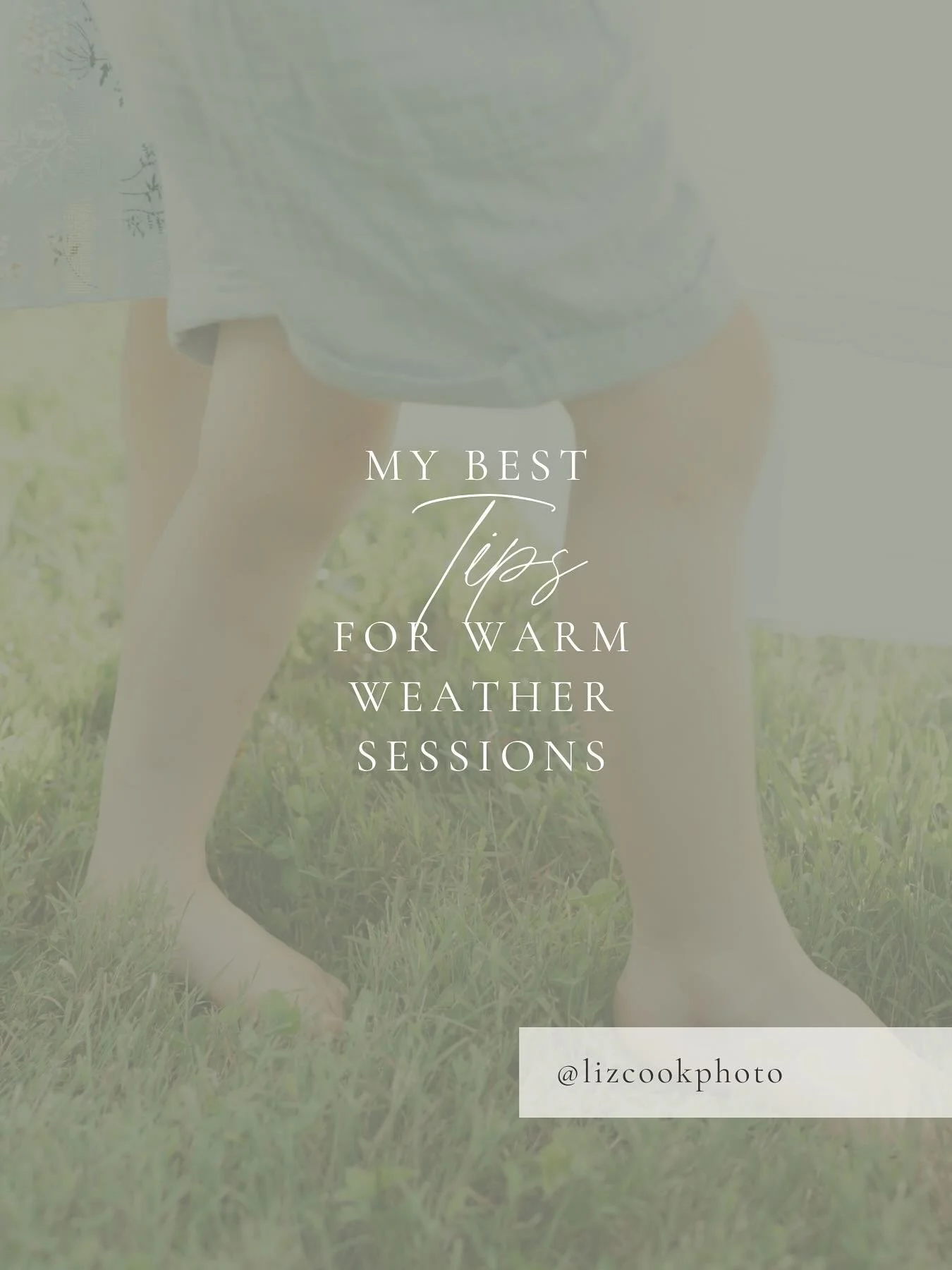 Summer may be on its way out, but experience says Virginia weather has some more hot days ahead for us. 🍂☀️ If your fall portrait session lands on a warm evening, here are a few of my go-to tricks for staying cool, comfortable, and photo-ready. Whic