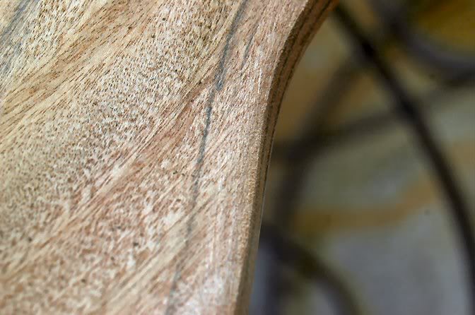Then follow up with a second cut at about 22 ½ degrees… on both sides of the 45 degree bevel.