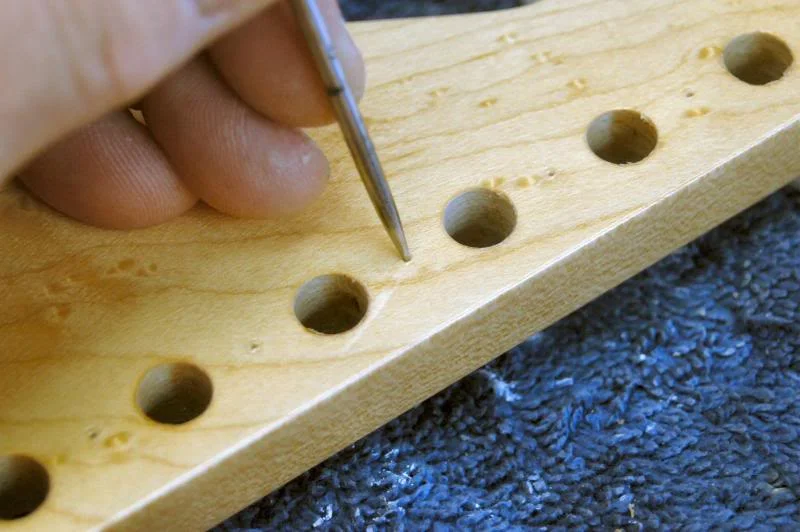 Mark each with an awl…
