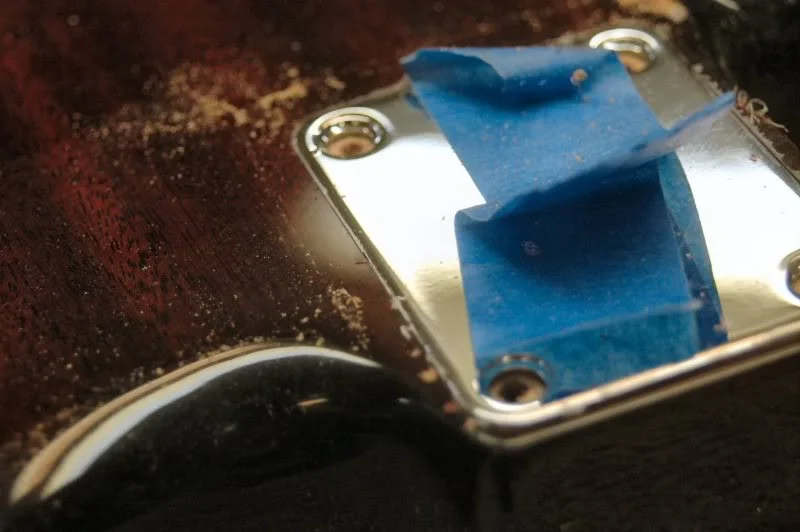 Here she is complete with router fuzz.