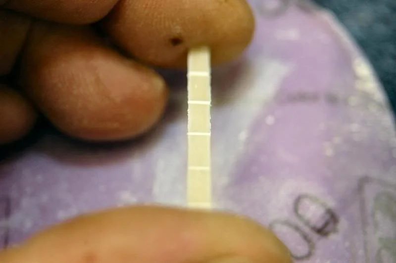 Running it laterally, will leave a very smooth surface.