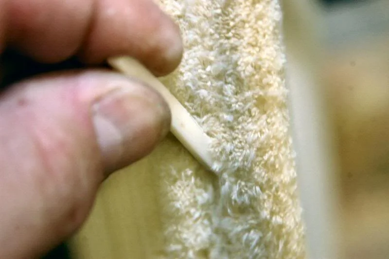 Now over to the buffing wheel again.