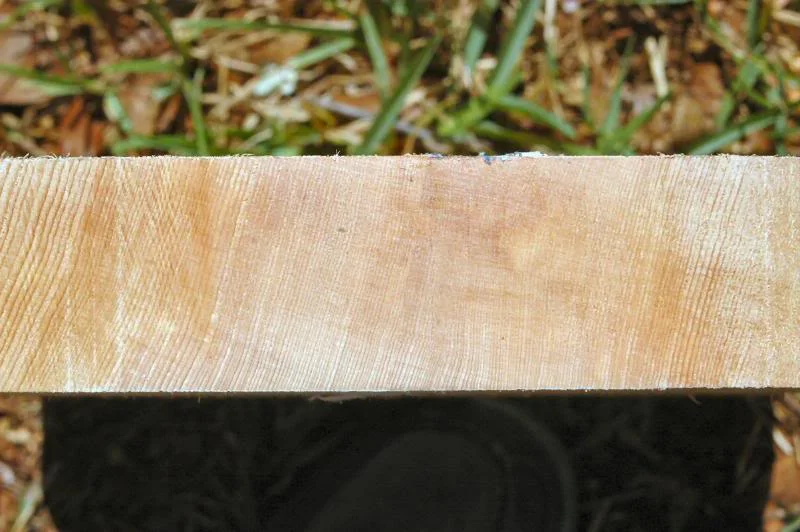 Here is the finished blank. You can see, or not see as the case may be, the joint.