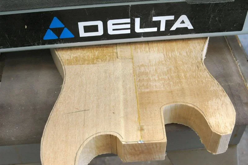 Now, 2 inches is a bit much, so there are several ways to bring it down to the correct thickness. A planer wide enough to take a rough at about 13 ½ inches will do nicely, or a panel sander, my choice in this case.