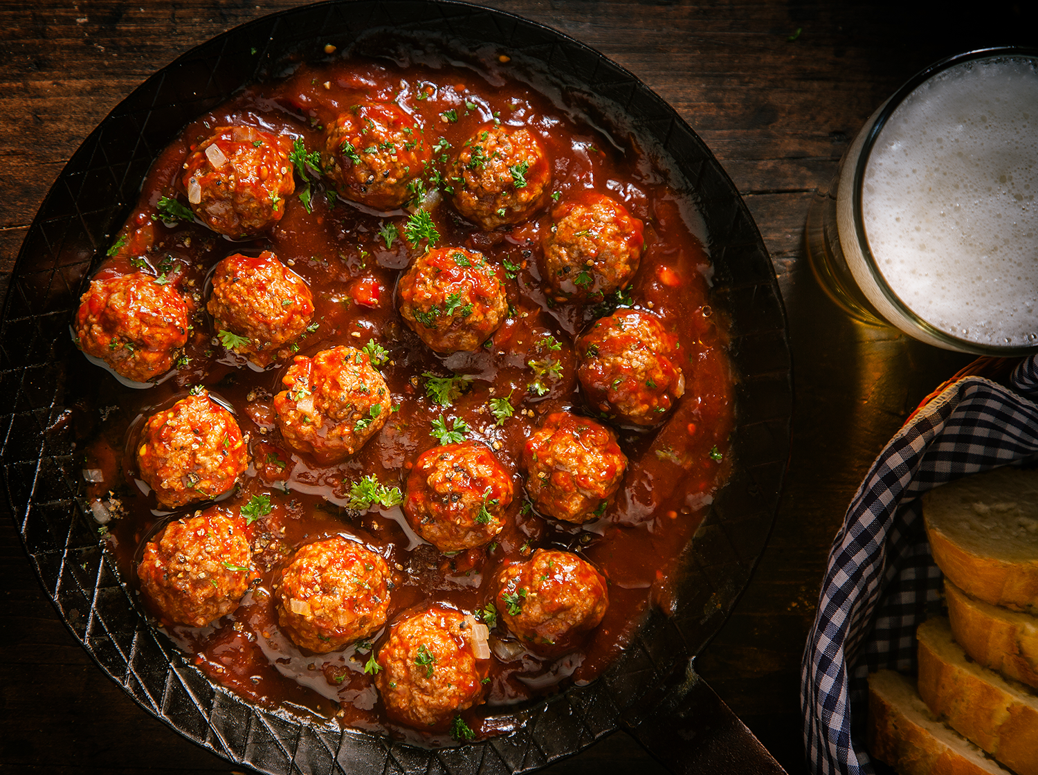 Nonna's Spicy Meatballs