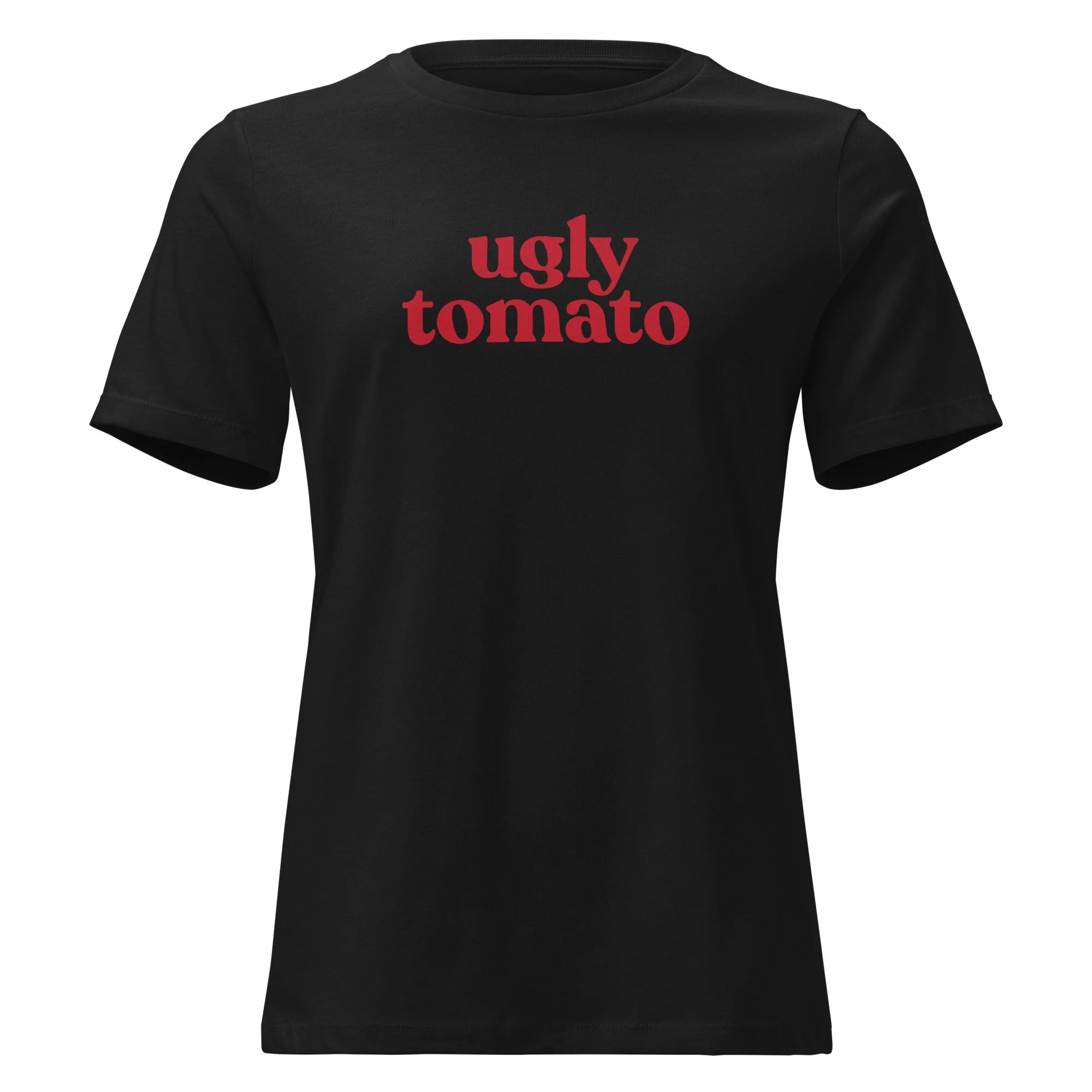 Women's Ugly Tomato Tee (black)