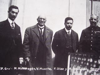 Generals Mondragon, Huerta, Felix Diaz and Blanquet