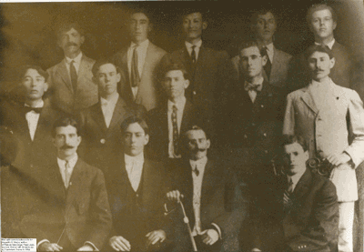 The signers of the Plan de San Diego