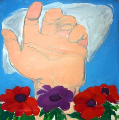 Hand and Flowers