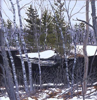 Study for Thaw at Pond Pass