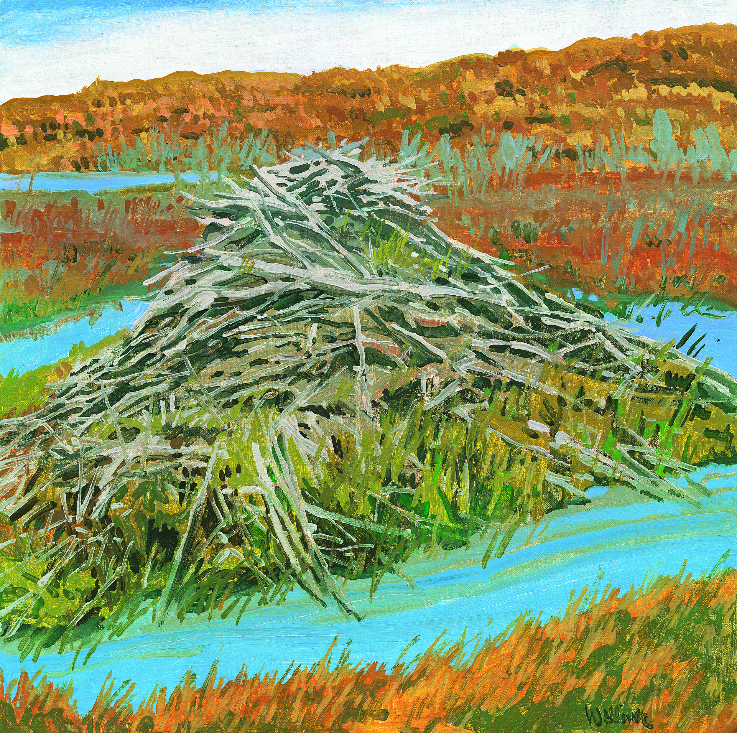 Study for Autumn Beaver House