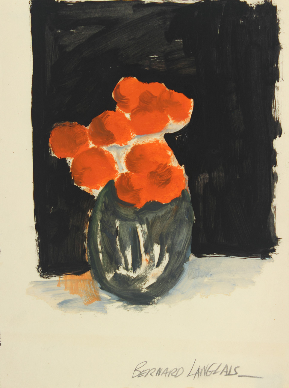 Red Flowers in Vase