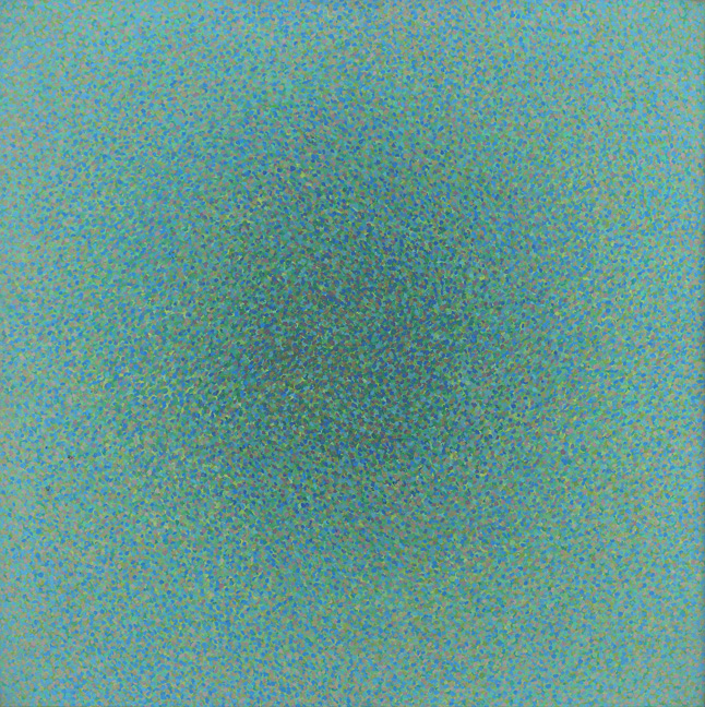 Sally Hazelet Drummond, Bluebird , 1960, oil on canvas, 24 x 24 inches 