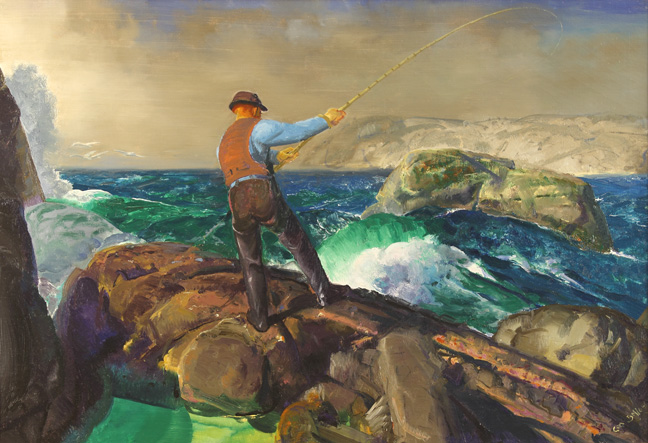 George Bellows, The Fisherman , 1917 acquired by Amon Carter Museum of Art, Fort Worth, Texas.