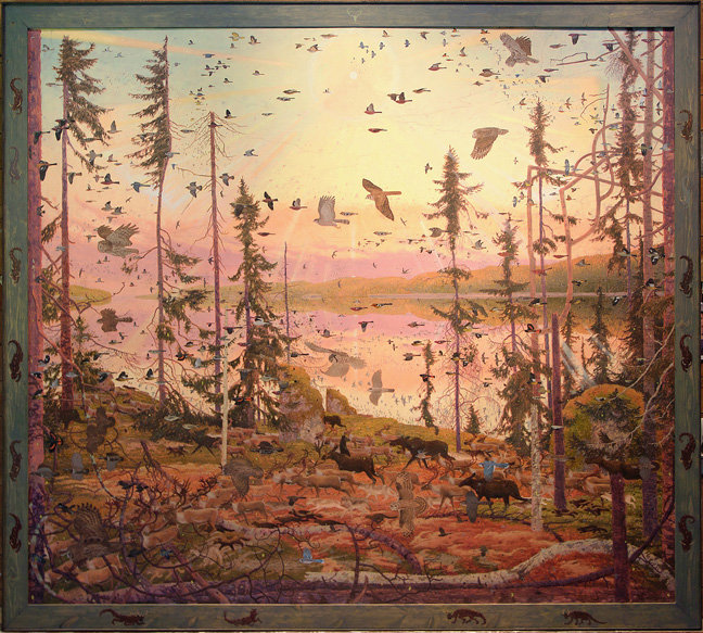Tom Uttech, Mamakadendagwad , 2015 - 2016 (It is Astonishing) acquired by Smithsonian Museum of American Art, Washington, DC.