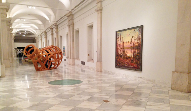 Tom Uttech, Mamakadendagwad installed at the Smithsonian Museum of American Art.
