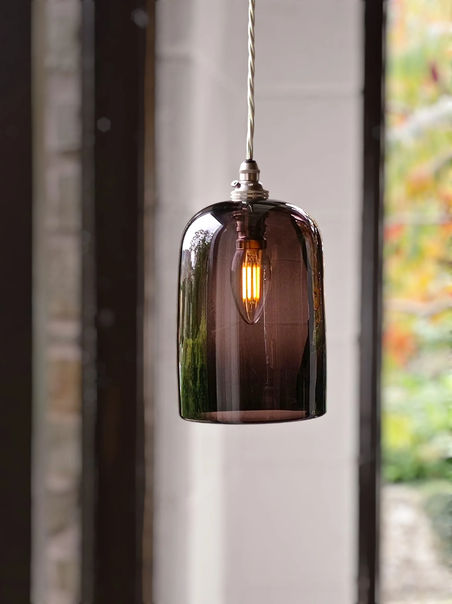 Cloche Pendant Light in Aubergine CLH020C.jpg
