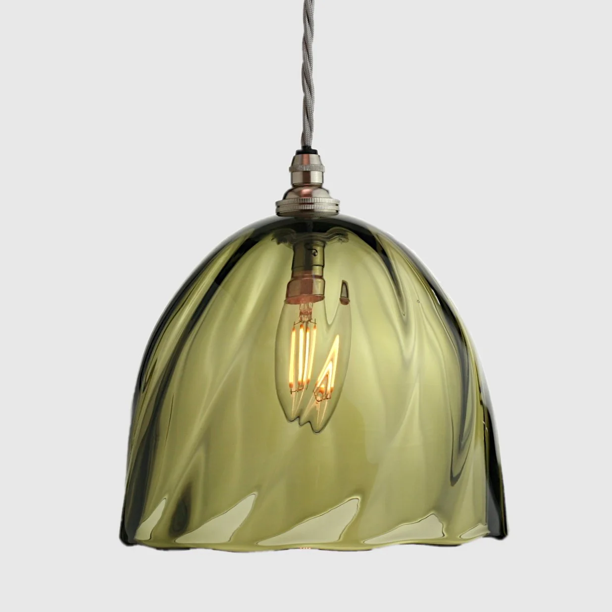 Medium Beanie Pendant Light in Smoke Ochre MDB025-23R