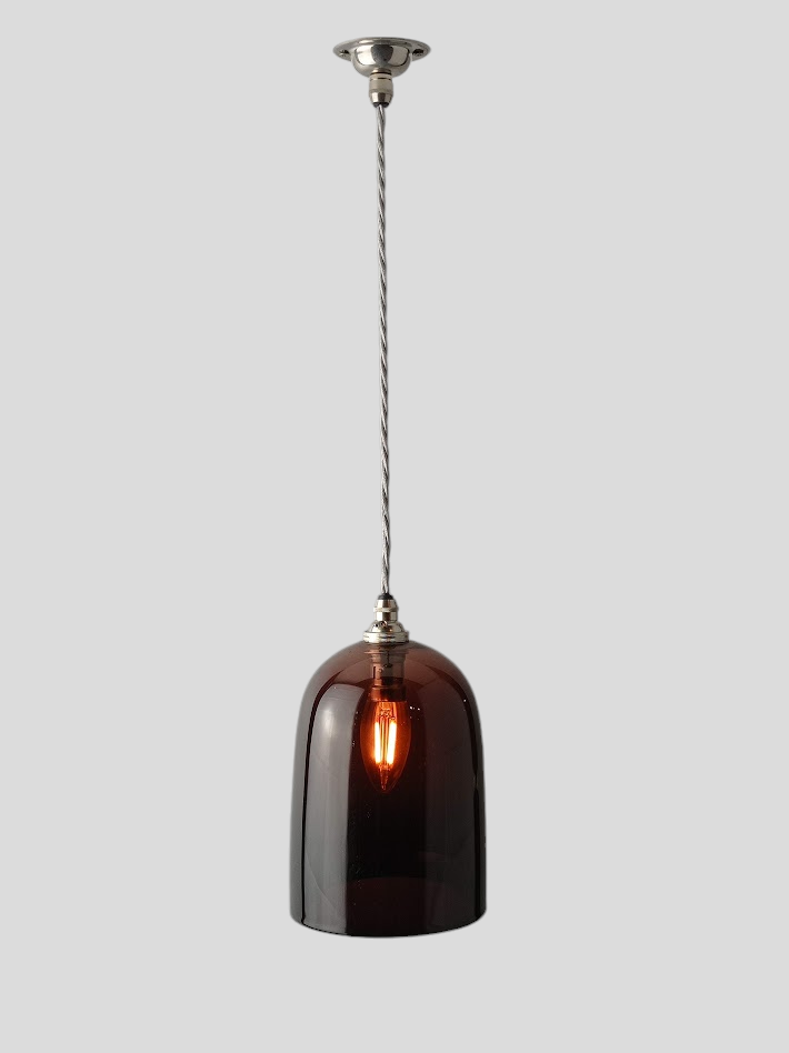 Cloche Pendant Light in Brown CLH014A.png