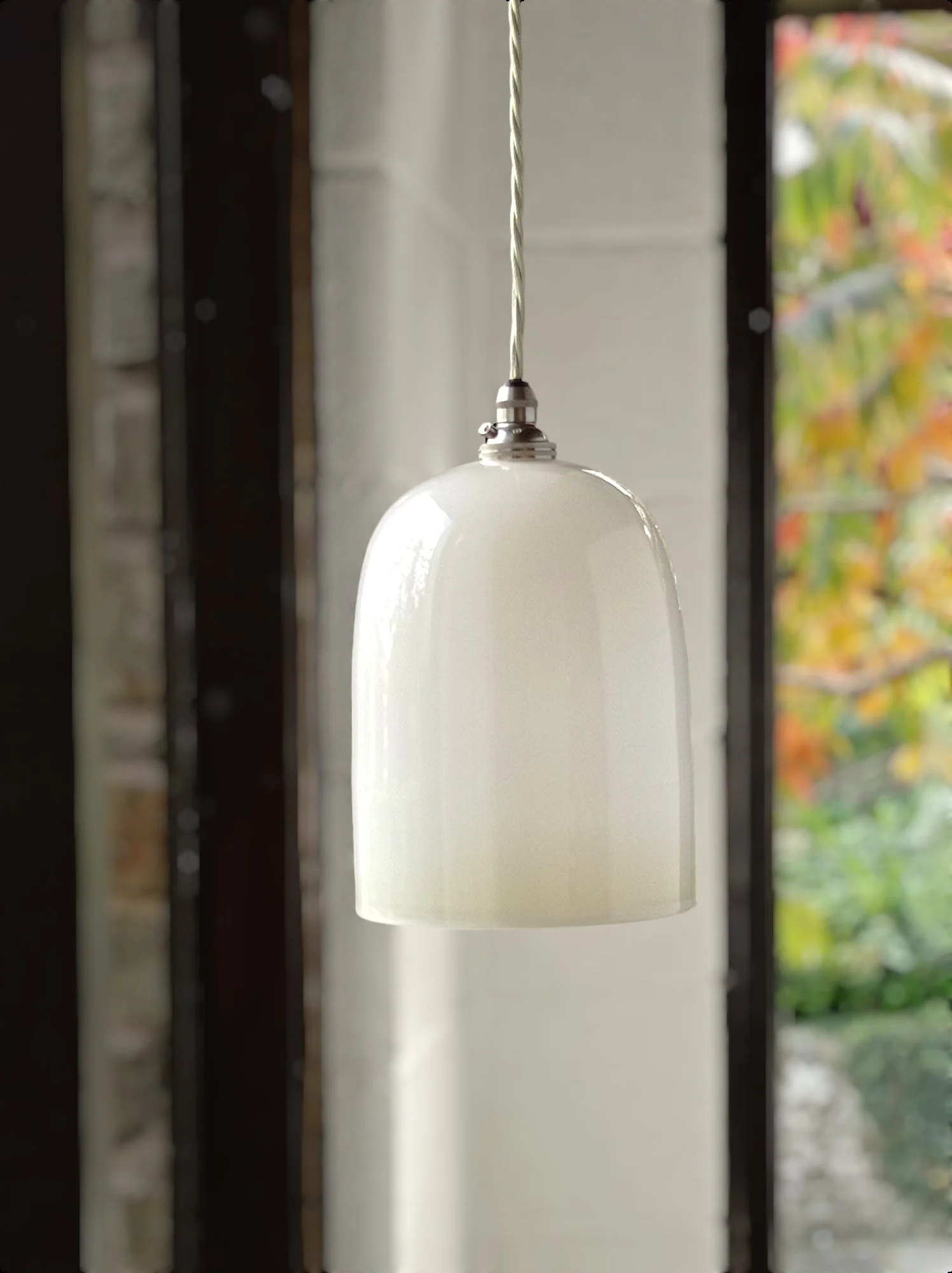 Cloche Pendant Light in Cream White CLH019.jpg