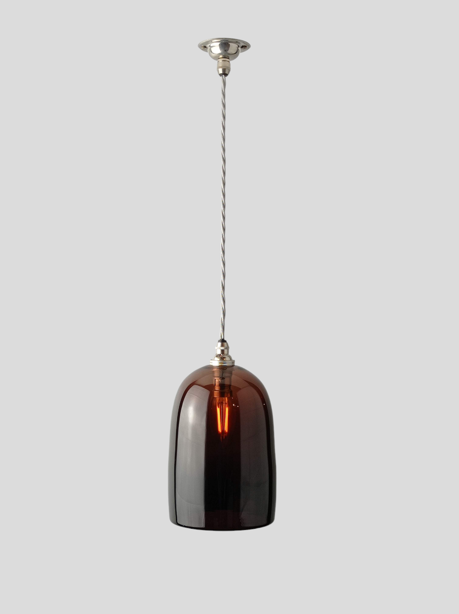 Cloche Pendant Light in Brown CLH012.png