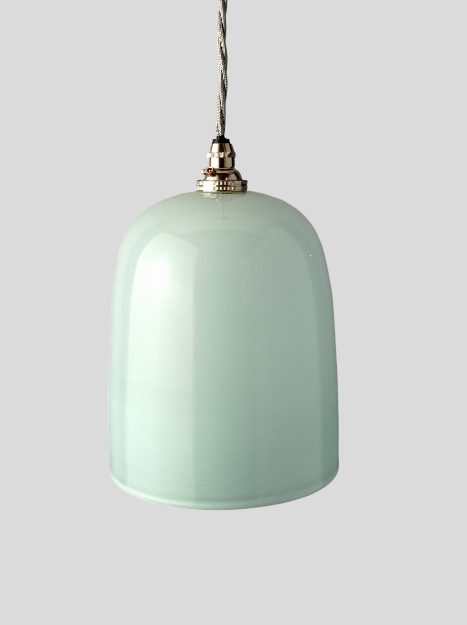 Cloche Pendant Light in Celadon CLH025