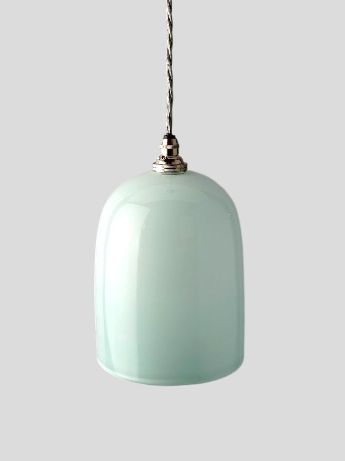 Cloche Pendant Light in Celadon CLH017