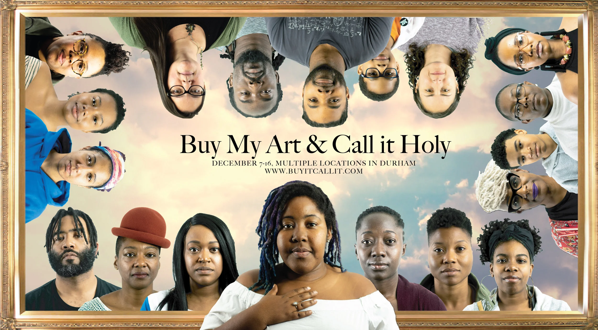Photo by Derrick Beasley. Featuring 18 local artists and community members.