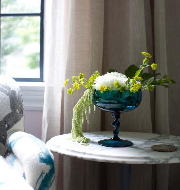 CLOTH & KIND :: Five Points Tudor Cottage, Living Room Table Detail.jpg