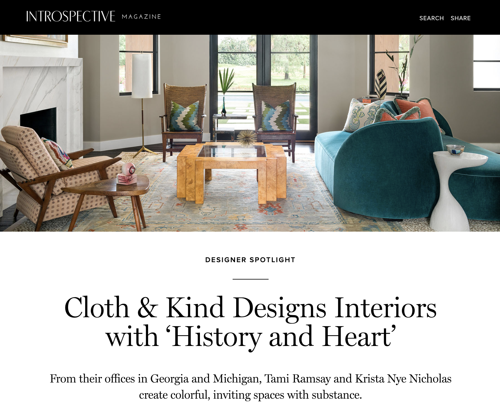 CLOTH & KIND // 1stDibs Introspective Designer Spotlight