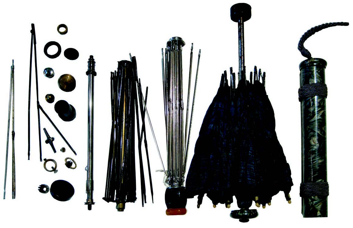 The first foldable umbrella ‘Flirt’ was included in the Inventors Pavilion at the Vienna Spring Fair, 1931, and described as ‘the magic umbrella of the sculptress!’ © 2014 The Duldig Gallery Inc.