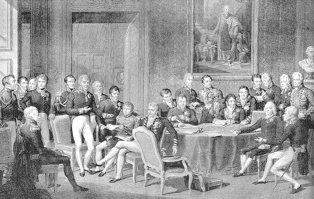 Jean-Babtiste Isabey (1767-1855): The Congress of Vienna, 1815