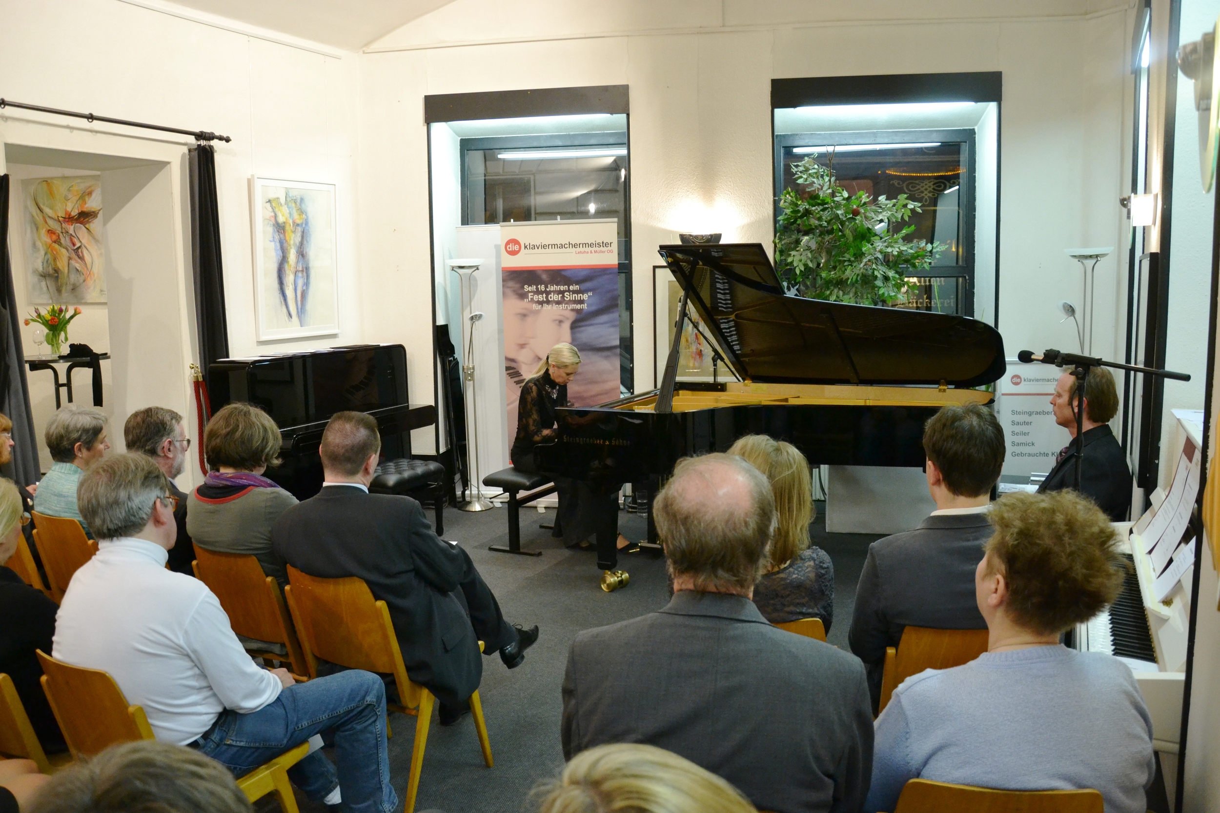  Ritzinger playing a piano concert in 2012, Photo: Ritzinger private archive 