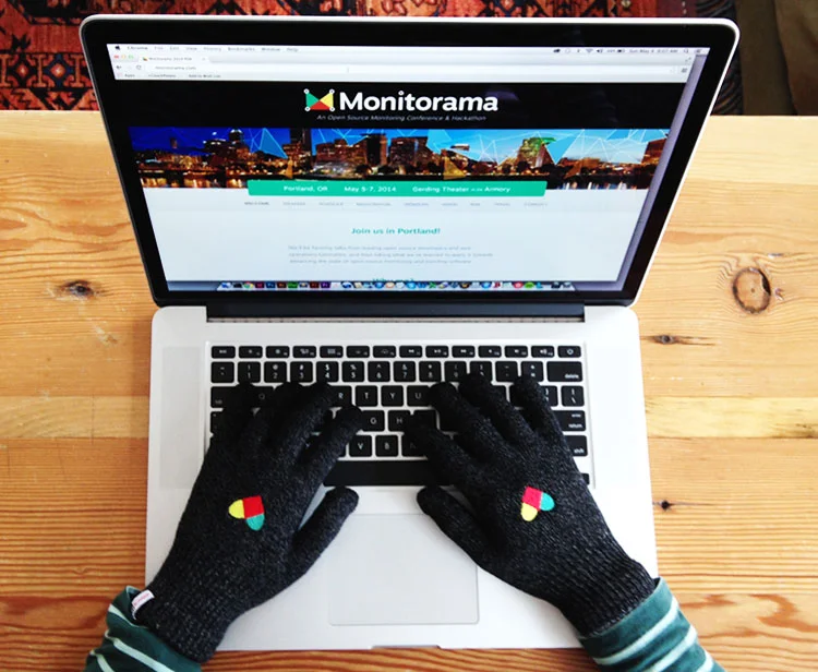  Website and custom-made gloves. 