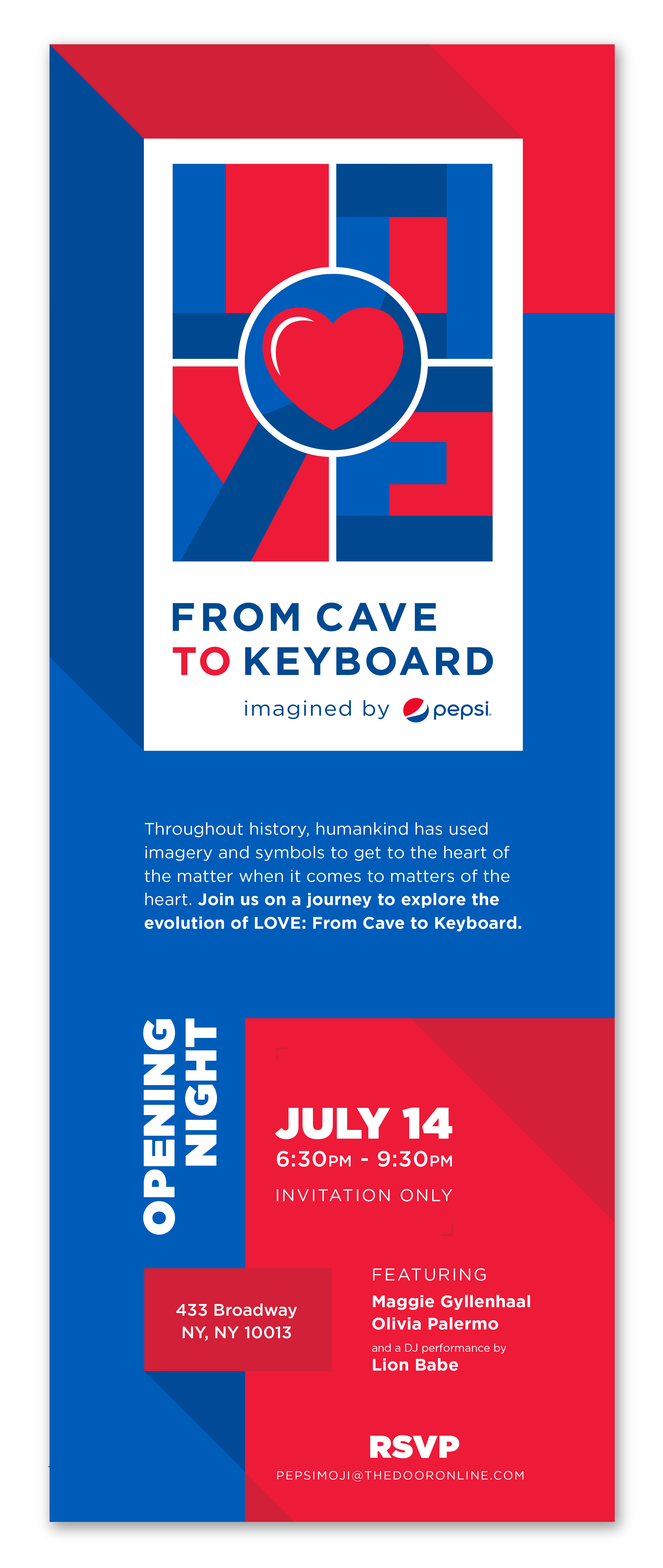 Email blast invitation