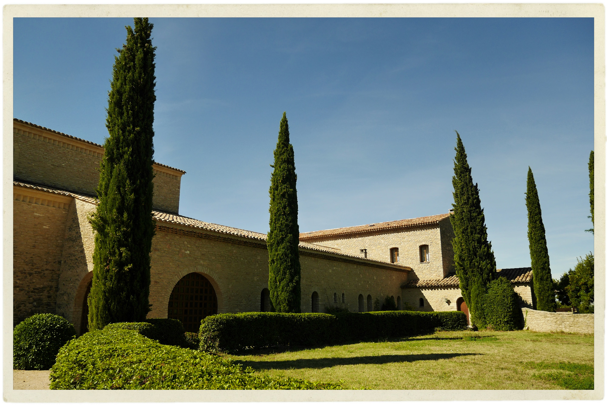 The monastery at Le Barroux with the best pain aux noix on the planet.