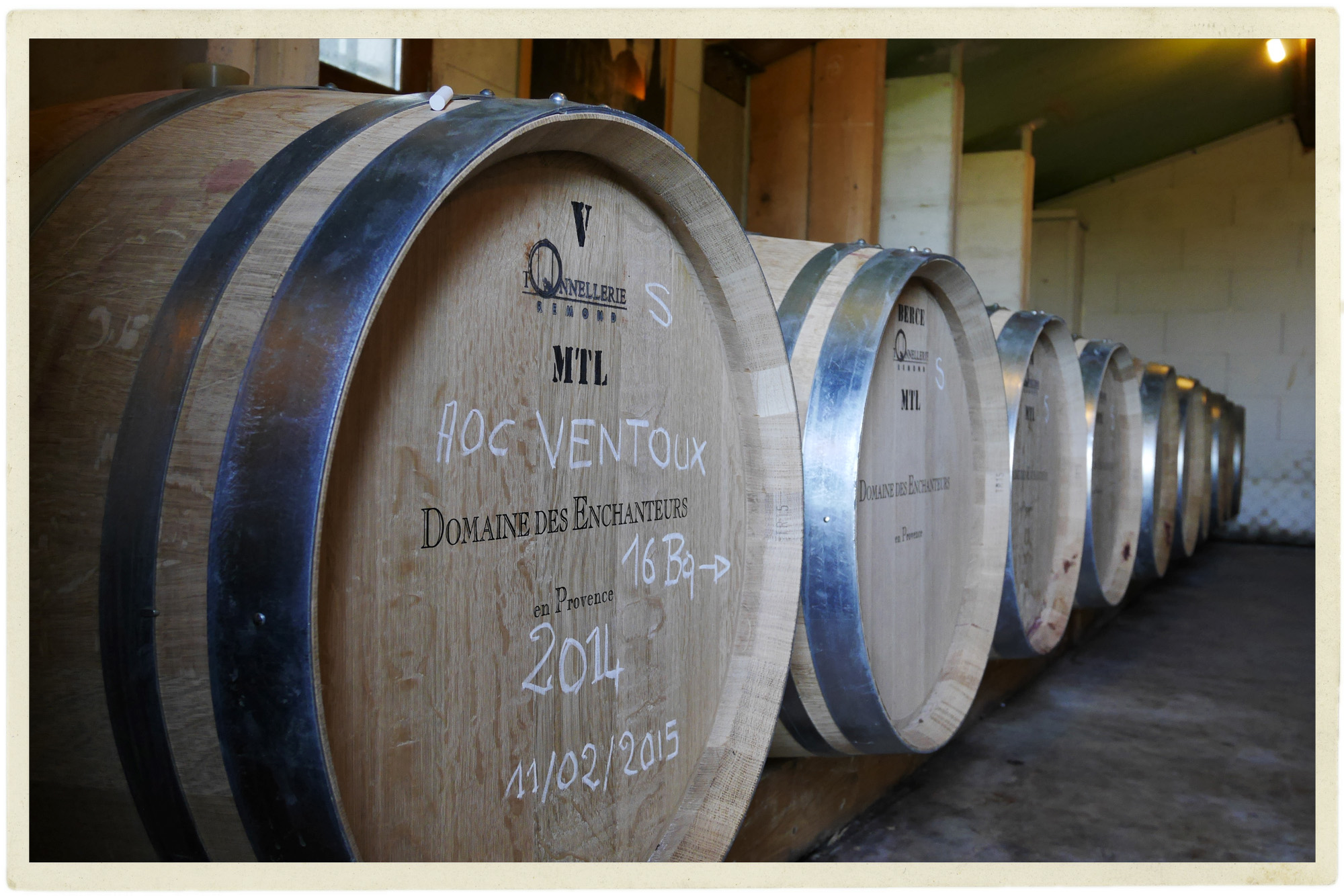 New favourite boutique winery in the Ventoux: Domaine des Enchanteurs.