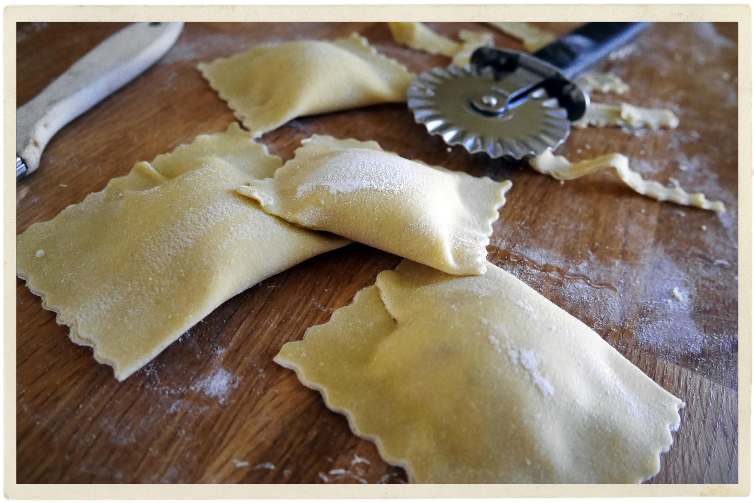 Nothing beats fresh, home made pasta, other than when an Italian does it! 