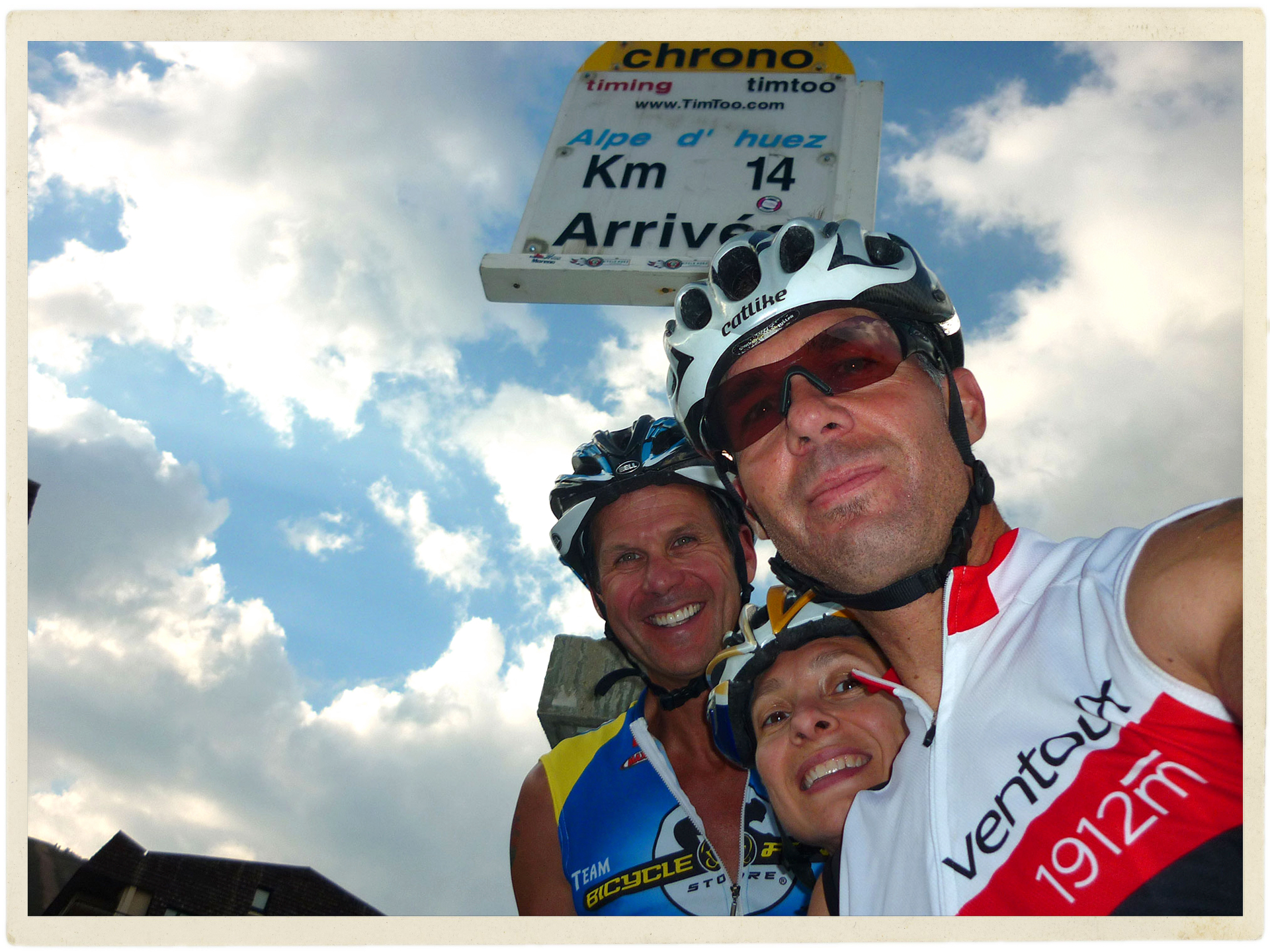 Alpe d'Huez summit.