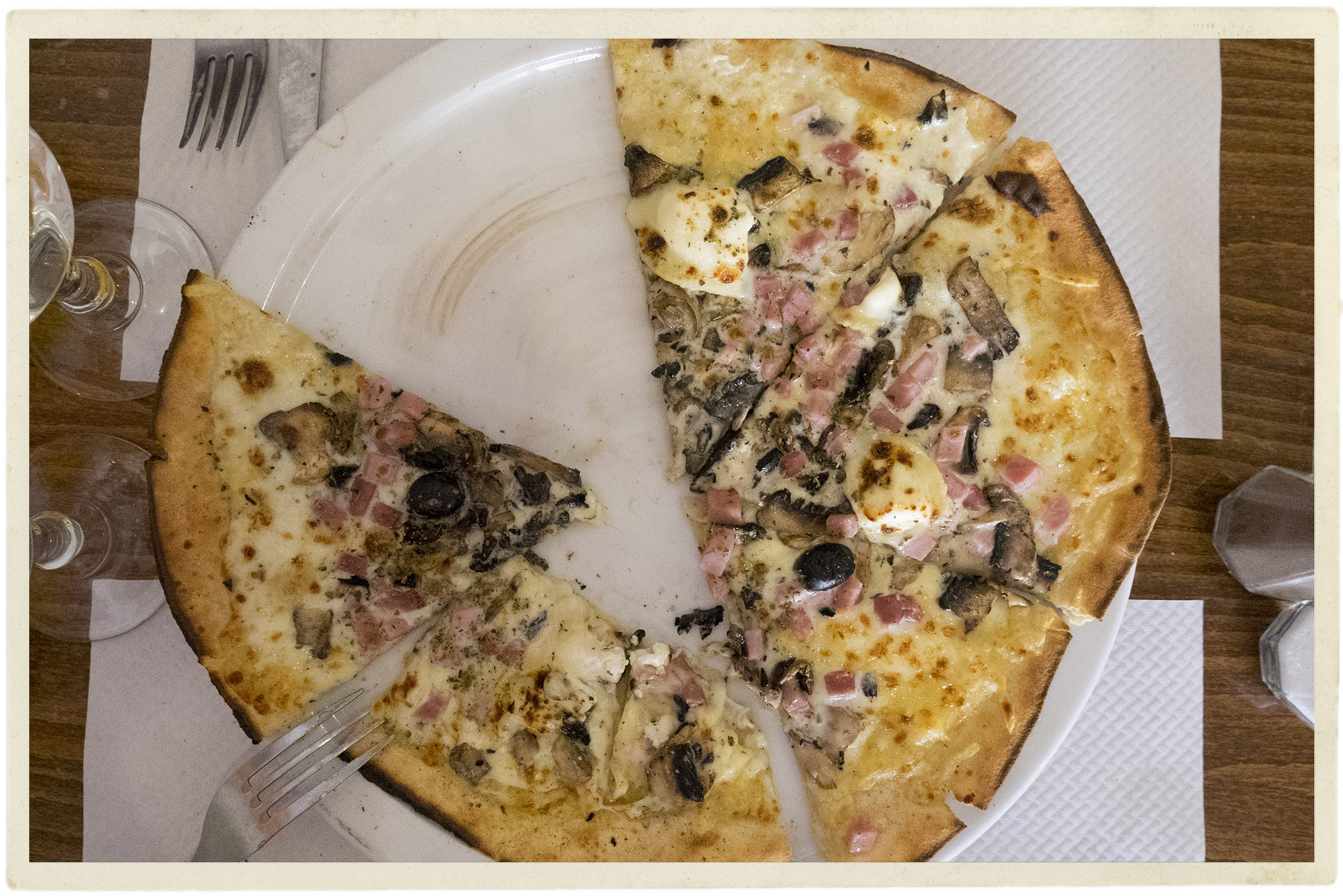 Le Ventoux pizza at La Tentation.