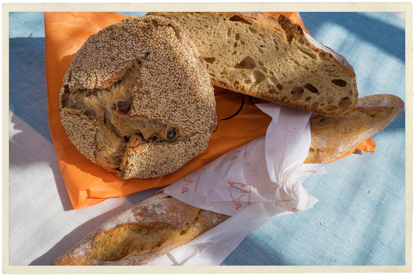 Bread in France is impossible to not enjoy.