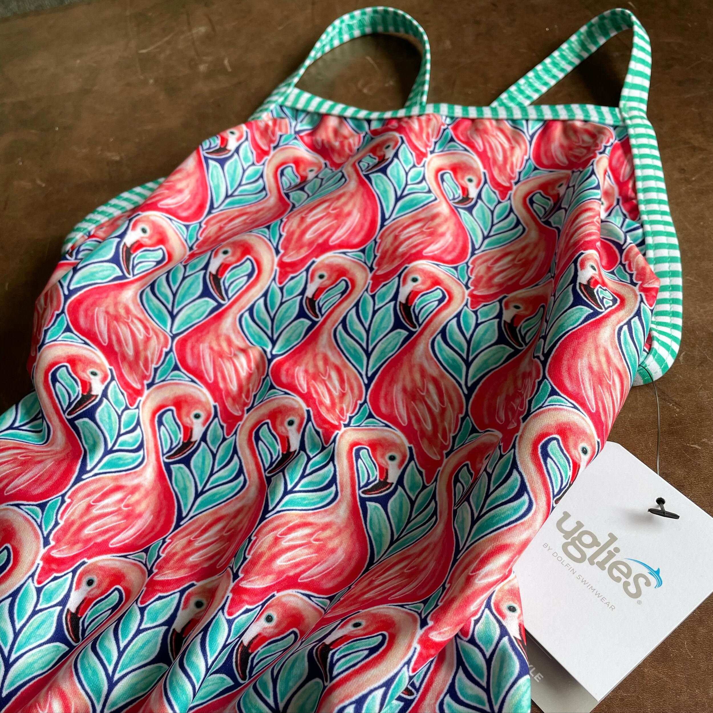 How crazy that I actually wore through a swimsuit! A non-swimmer! So excited to try out my new @dolphinswimware Uglies&hellip; it&rsquo;s time to go loud 😍