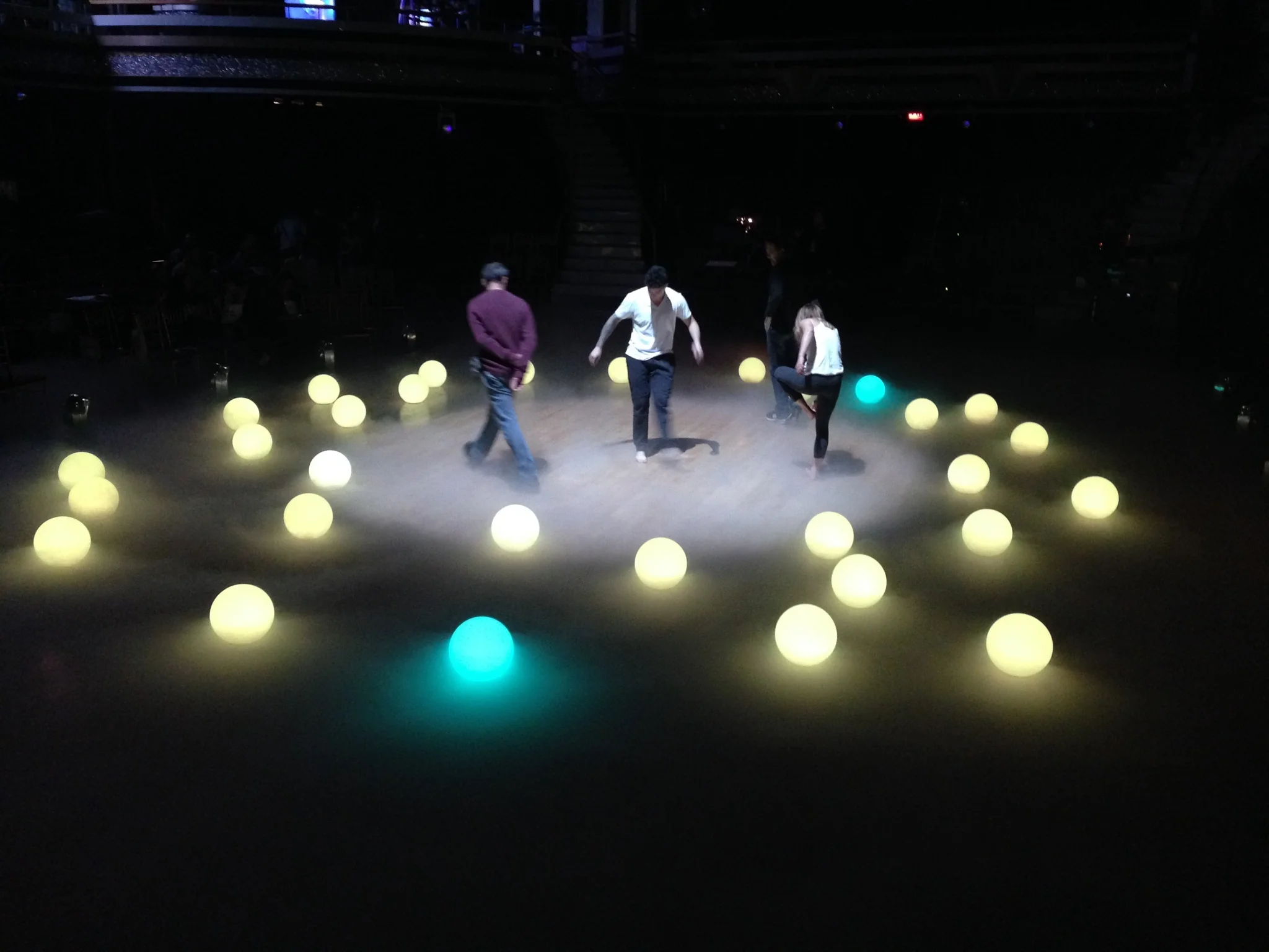 BT Globes at DTWS Rehearsal