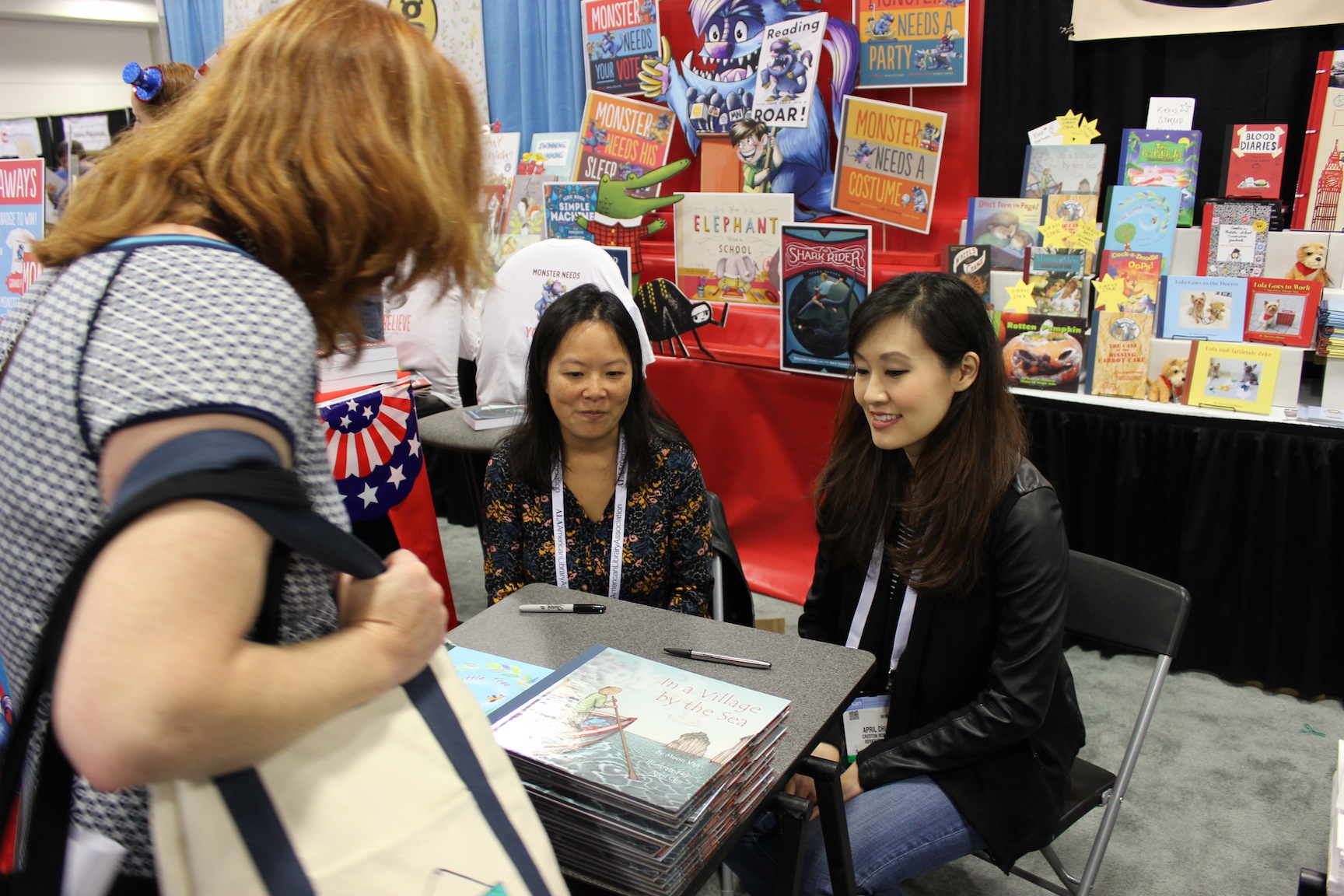 Muon Van and me signing copies of our book at the ALA Conference in San Francisco.
